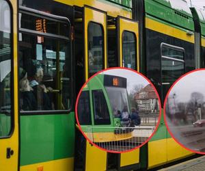 Niebezpieczne zdarzenia w Poznaniu. Dzieci wskakują na tramwaje podczas jazdy [ZDJĘCIA]