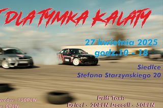 Przed nami charytatywna impreza Drift Taxi na rzecz Tymka Kalaty