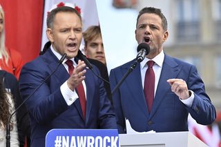Polityczne starcie na marsze. Trzaskowski i Nawrocki zagrzewają do politycznego boju
