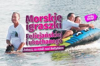 Morskie igraszki Ilony Felicjańskiej. Modelka zakochana nad Bałtykiem [ZDJĘCIA]