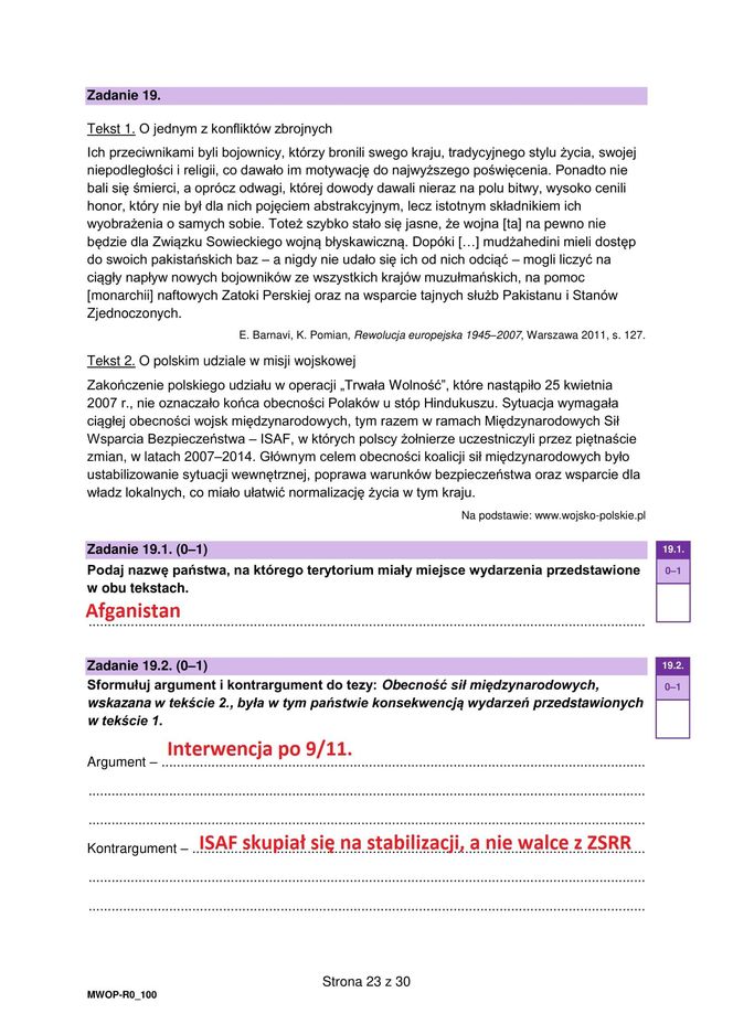 Matura 2025: WOS poziom rozszerzony. ODPOWIEDZI 13.05.2025 [FORMUŁA 2023]