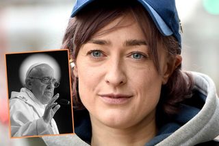 Matylda Damięcka pożegnała papieża. Opublikowała wymowną grafikę