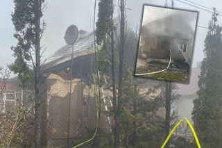 Tragiczny pożar w Płocku. Ogień zniszczył dom, jedna osoba nie żyje