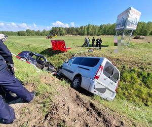 Tragedia na Mazowszu. 95-latek zginął w wypadku. Cztery osoby ranne, w tym dwie nastolatki