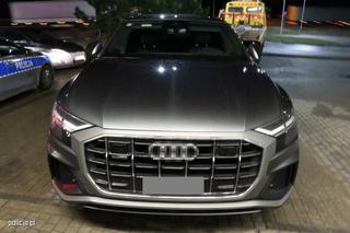 Potężny i luksusowy SUV odzyskany! Policja przechwyciła Audi Q8 o wartości 400 tys. złotych