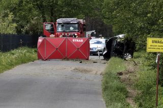 BMW dachowało pod Mińskiem Mazowieckim. Kierowca pijany, pasażer zginął na miejscu