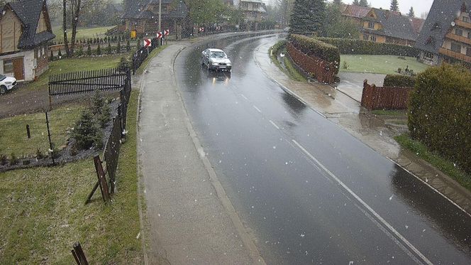 Śnieżyca w Małopolsce. Atak zimy w połowie maja!